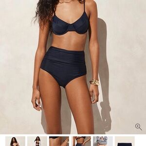 J Crew Navy NWT High-Waisted Bikini Bottom small